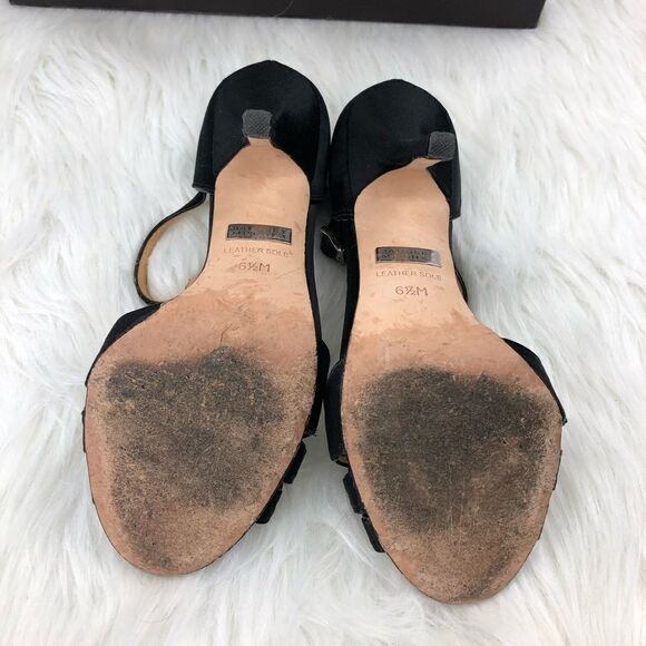 Badgley Mischka Kamille Floreat Peep Toe Heels - Picture 7 of 9